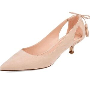Journee Collection Bindi Nude Women's Kitten heel Pumps size 8